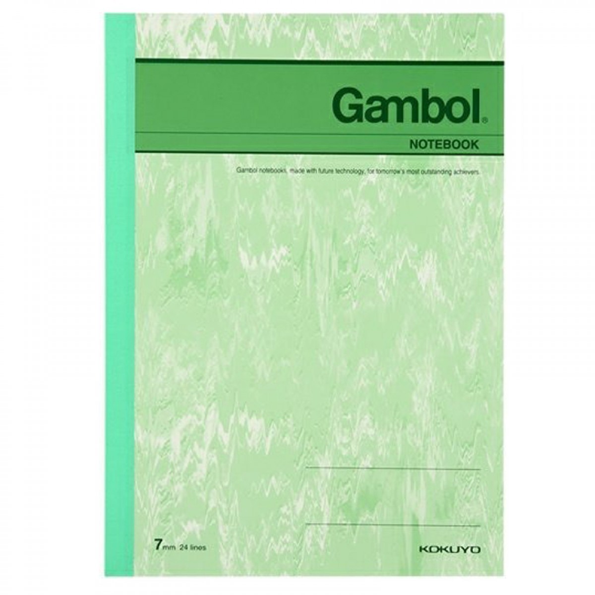 国誉(KOKUYO)B5无线装订本Gambol渡边学生办公笔记本子胶装本 7mm横线 60张/本 颜色随机 WCN-G6603