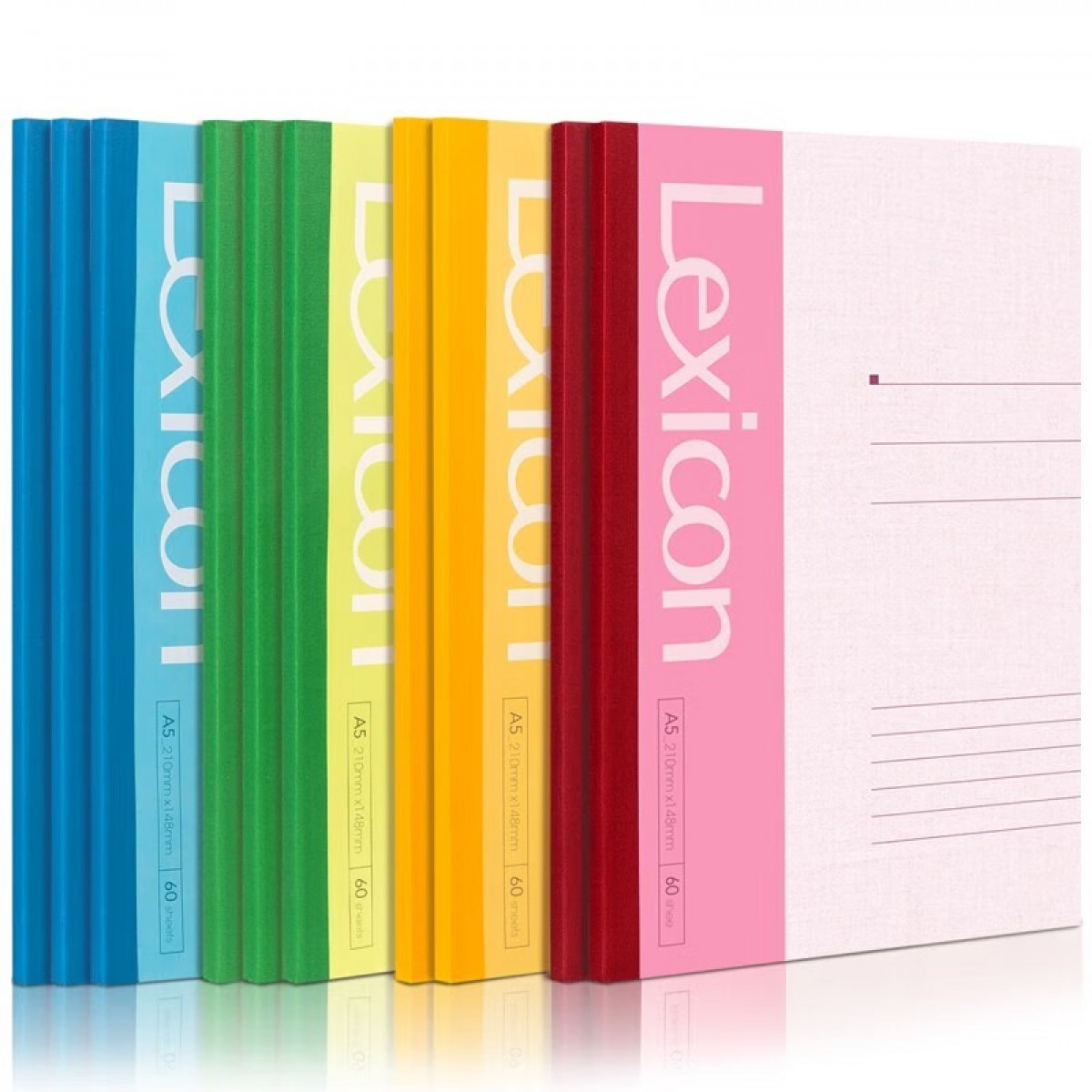 得力笔记本无线胶装软面抄学生办公笔记本记事本日记本会议记录本 7653【A5/60张】