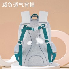 迪士尼减负儿童书包小学生男孩3到6年级轻便休闲双肩包 sm81309藏粉