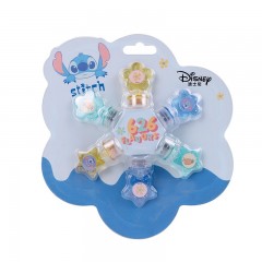 迪士尼（Disney）印章 儿童印章幼儿园小礼物可爱鼓励印章 教学奖励印章小印章 史迪奇【花形印章组-6个入】