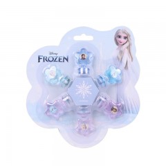 迪士尼（Disney）印章 儿童印章幼儿园小礼物可爱鼓励印章 教学奖励印章小印章 艾莎公主【花形印章组-6个入】