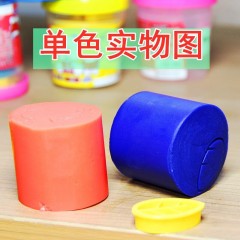 真彩 单色橡皮泥彩泥套装带模具儿童手工粘土益智玩具6色可选幼儿园手工泥 彩泥6盒（6种颜色）