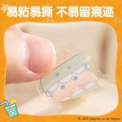 力水豚噜噜加长贴纸卡通趣味个性创意手工DIY贴纸装饰防水手账贴纸单张生日开学文具