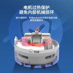 得力（deli）迷你桌面吸尘器桌面清洁器橡皮擦吸尘器学生电动清洁屑渣小型充电吸橡皮擦屑机 【充电款】纯白色+吸嘴 18884