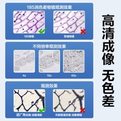 得力（deli）生物显微镜小学生光学科学实验640X教材同款玩具初中生中考专用生日开学文具生日礼物男女孩收纳包