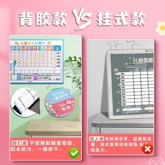 得力儿童成长自律表奖励墙贴磁力贴孩子积分卡小学生家用学习记录时间管理好习惯养成行为奖罚计划表幼 【升级款】160件套-公主粉