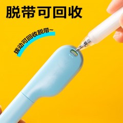 得力（deli）时尚笔型修正带 推动出芯可回收脱带/可替换芯 不易断创意笔形修正带/涂改带 5mmx6m 颜色随机