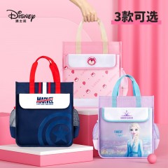 迪士尼（Disney）小学生补习袋手提袋牛津布防水学生补课包儿童美术袋女男女可爱帆布手提袋补习袋双肩 冰雪奇缘（手提