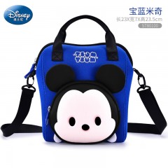 迪士尼（disney）学生手提袋拎书袋手提书包小学生儿童补习背包男补习袋男孩斜挎包 【斜挎包】米奇轻便-宝蓝色