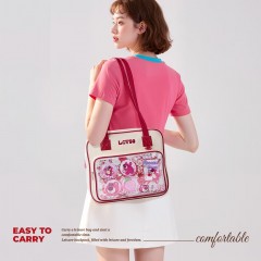 迪士尼（Disney）补习袋学生手提袋美术袋高颜值二次元痛包补课手提袋手提包单肩包大容量包包 史迪奇