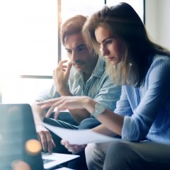 得力（deli）A3打印纸 加厚双面复印纸 工程绘图纸 手绘画纸手抄报专用纸办公用纸 【A3品质蓝】80g-500张/包