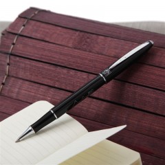 毕加索（pimio）宝珠笔签字笔 商务办公礼品成人签名笔学生练字男女开学礼物0.5mm 606亮黑