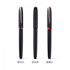 毕加索（pimio）钢笔  商务办公礼品 成人学生练字 男女开学礼物 铱金钢笔 916幕日灰
