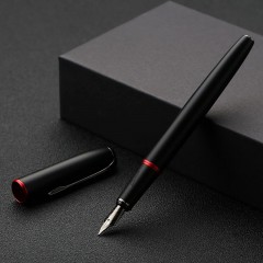 毕加索（pimio）钢笔  商务办公礼品 成人学生练字 男女开学礼物 铱金钢笔 马拉加系列916晨曦红