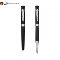 毕加索（pimio）宝珠笔签字笔成人学生用练字男女士开学礼物办公商务签名笔0.5mm 607纯黑色