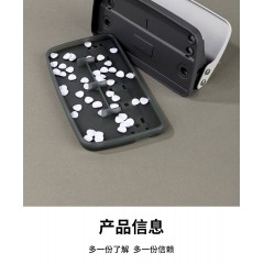 得力（deli）双孔打孔器打孔机装订机活页本圆孔圆环孔手动2孔多孔两孔打眼器a4文件纸张订本打洞机办公文具 【蓝色双孔】一次打35页 0104