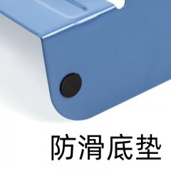 晨光（M&G）金属铁书立办公学生整理书架黑色树影金属铁书立创意挡书板书立档 阅读架 ABS91707【大号 2片/付】黑色