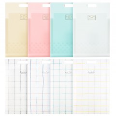 国誉（KOKUYO）大容量A4文件袋文件夹风琴包试卷收纳袋卷子整理多层分类学生用清新淡彩曲奇手风琴式手提横竖版 【淡彩曲奇】天蓝