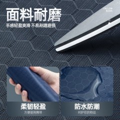 晨光（M&G）便携式公文包防水事务包商务公文拉链袋休闲时尚商务办公电脑包会议包 黑色球纹手提包