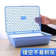 晨光（M&G）【开学好物】文件栏文件收纳筐a4文件盒办公室收纳办公文件框收纳盒带盖办公用品 A4文件篮 带盖（3个）