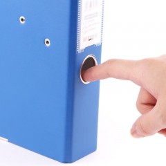 晨光94747双孔打孔文件夹办公用快劳A4活页夹2寸/3寸 3寸蓝色1个ADM94747B
