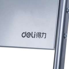 得力杂志架 金属报刊杂志架 宣传册展示架 办公室前台落地书架资料架 【1个 标准型】9307杂志架 报刊架 (灰)(1个)